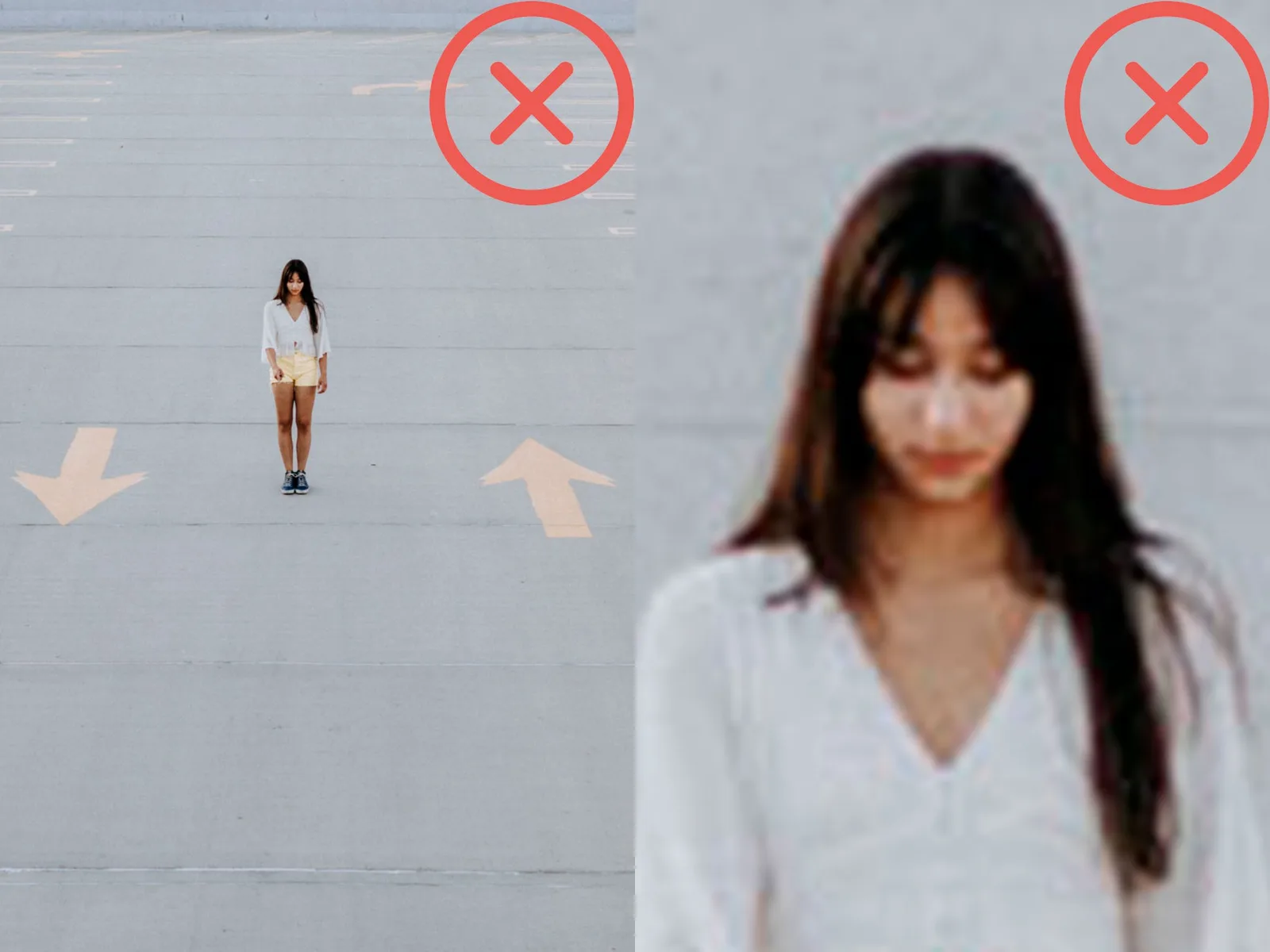 Bad crop: cropped too tight, beyond what's possible from the original photo