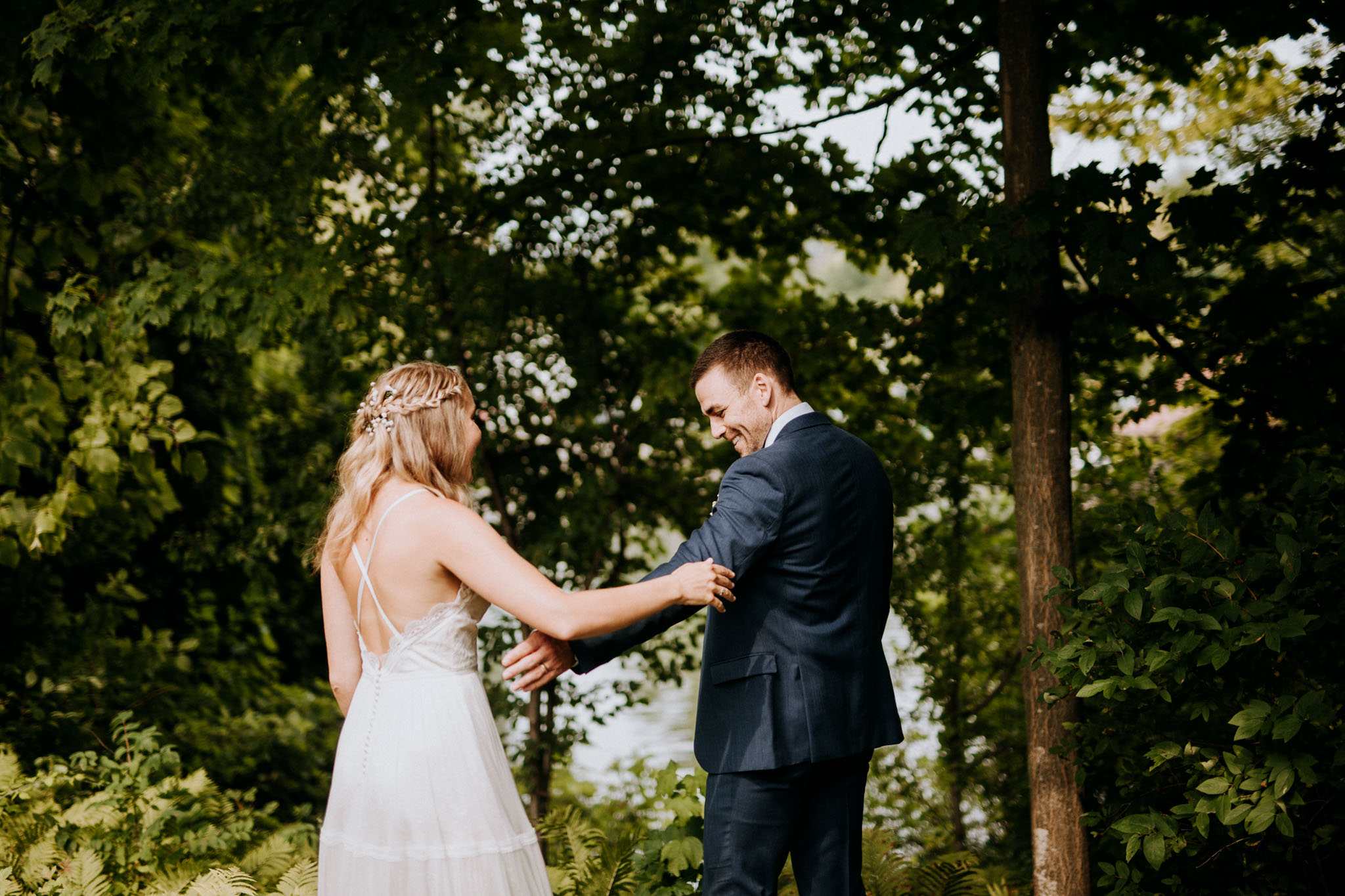 Ceremony moments at the Old Art Building, Leland