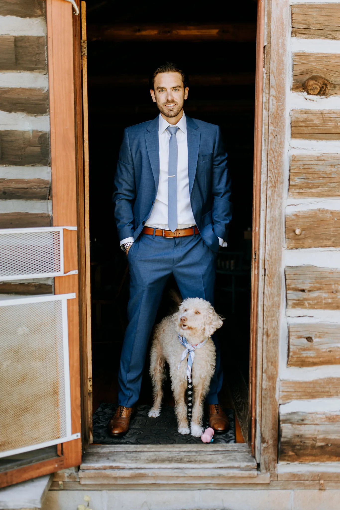 Suttons Bay Michigan wedding couple