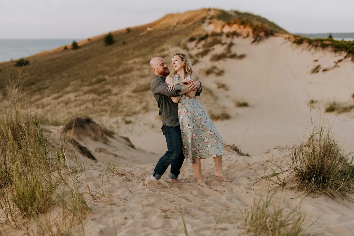 Engagement session in Northern Michigan by Allen-Kent Photography