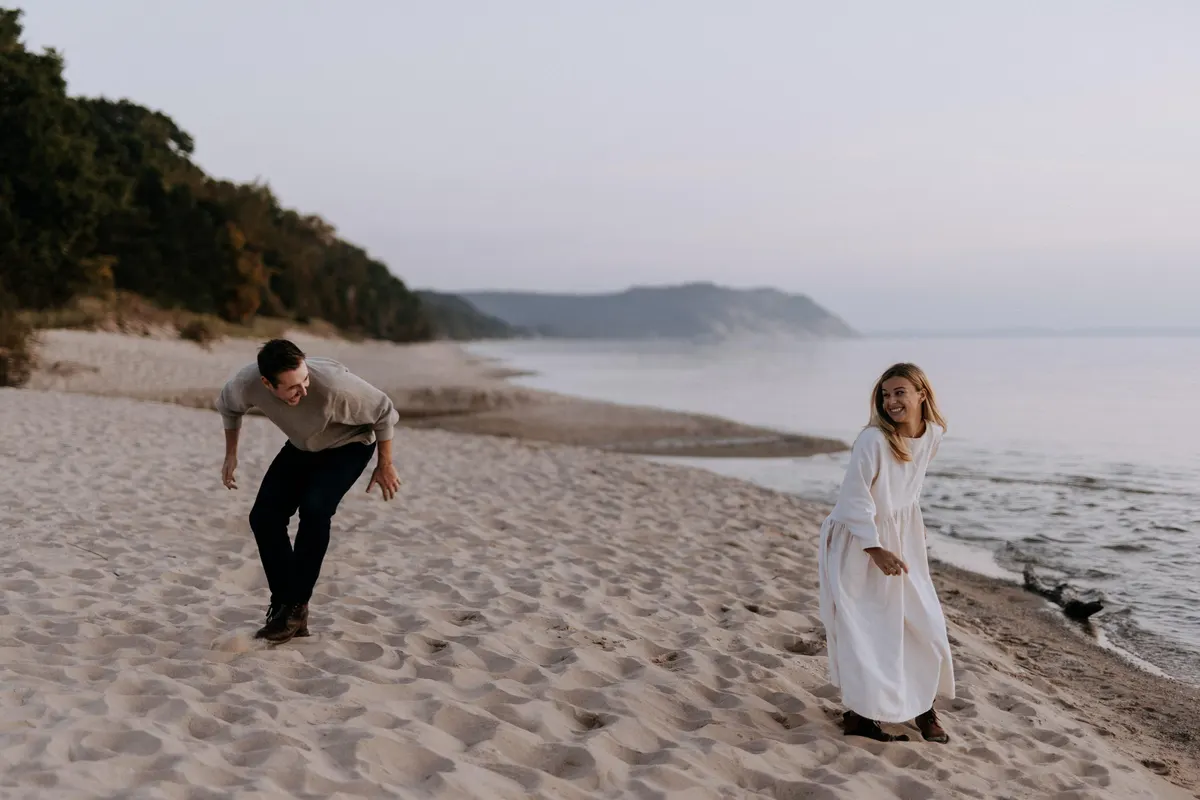Engagement session in Northern Michigan by Allen-Kent Photography