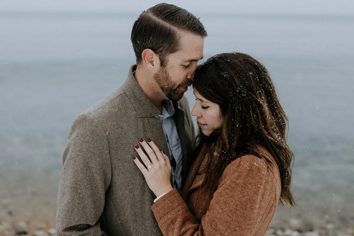 Engagement session in Northern Michigan by Allen-Kent Photography