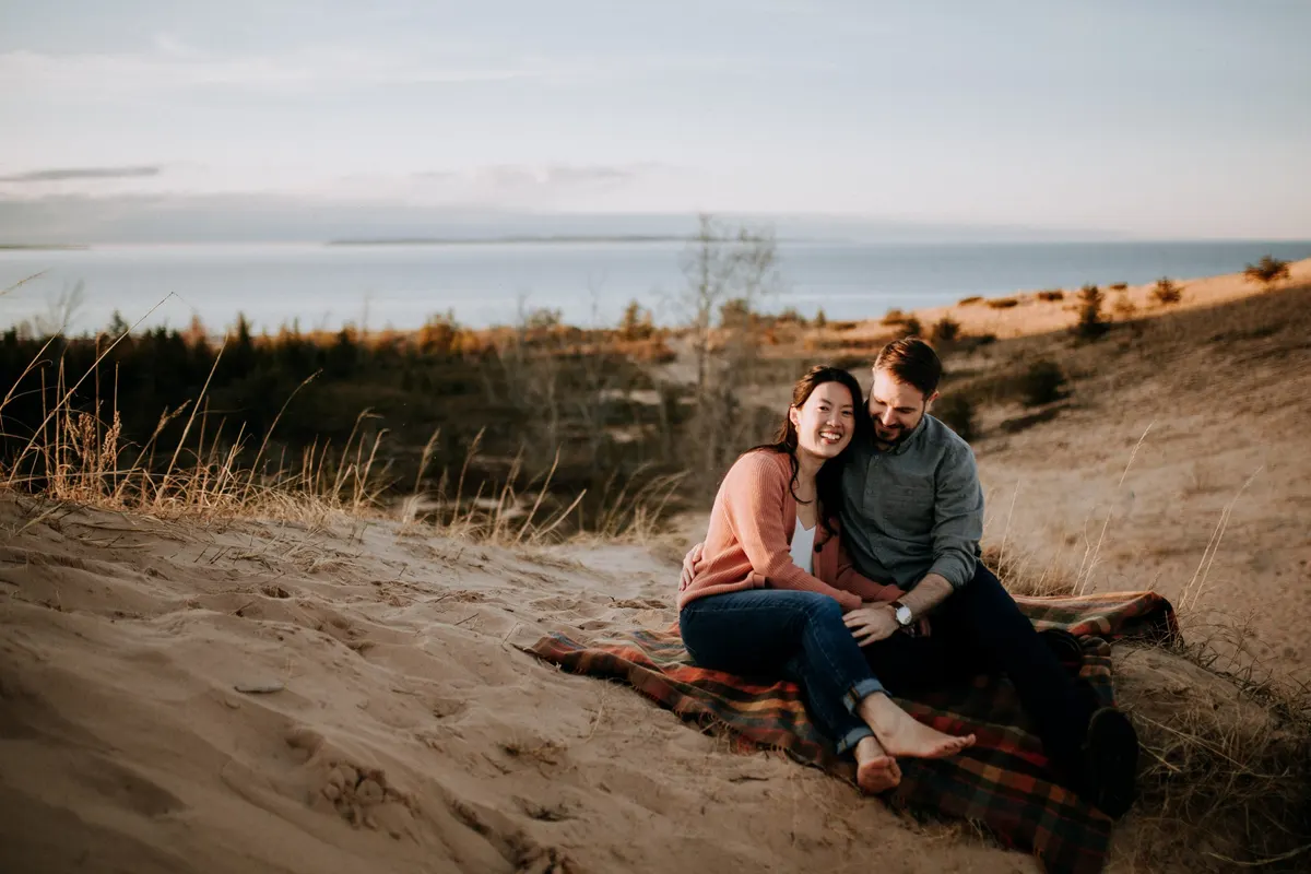 Engagement session in Northern Michigan by Allen-Kent Photography