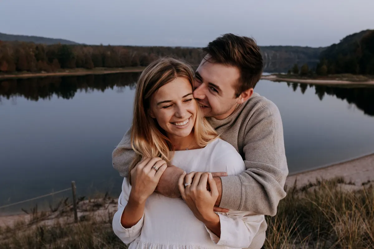 Engagement session in Northern Michigan by Allen-Kent Photography
