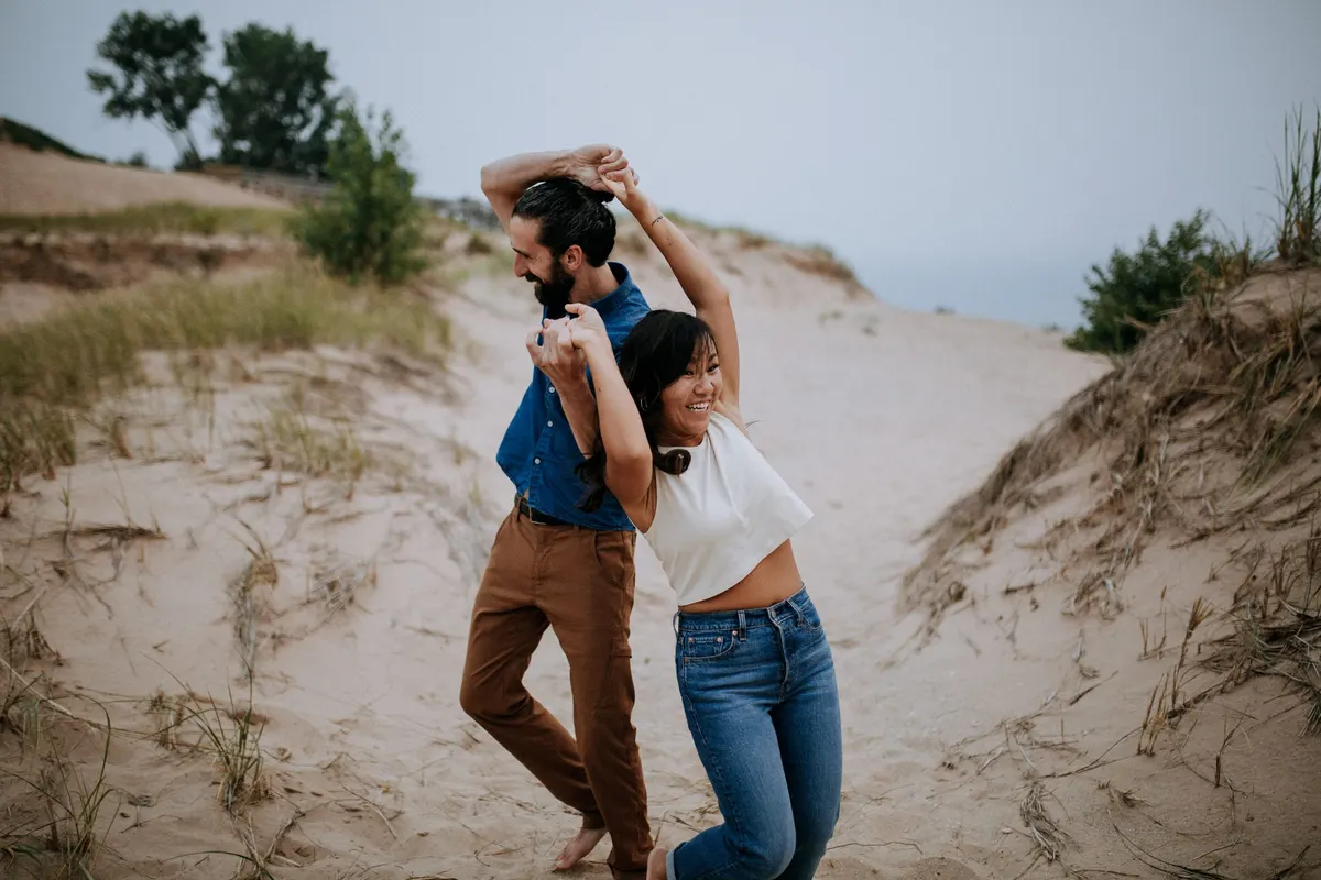 Engagement session in Northern Michigan by Allen-Kent Photography