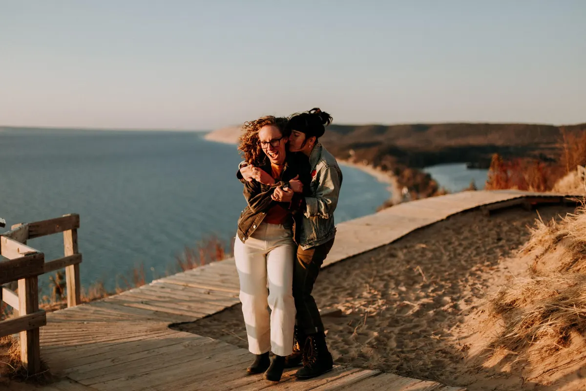 Engagement session in Northern Michigan by Allen-Kent Photography