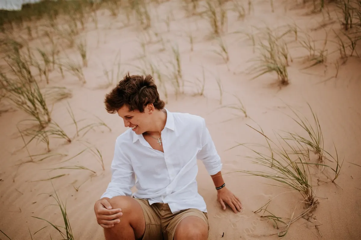 Senior portrait session in Northern Michigan by Allen-Kent Photography