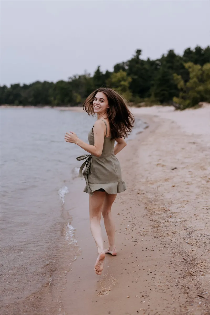 Senior portrait session in Northern Michigan by Allen-Kent Photography
