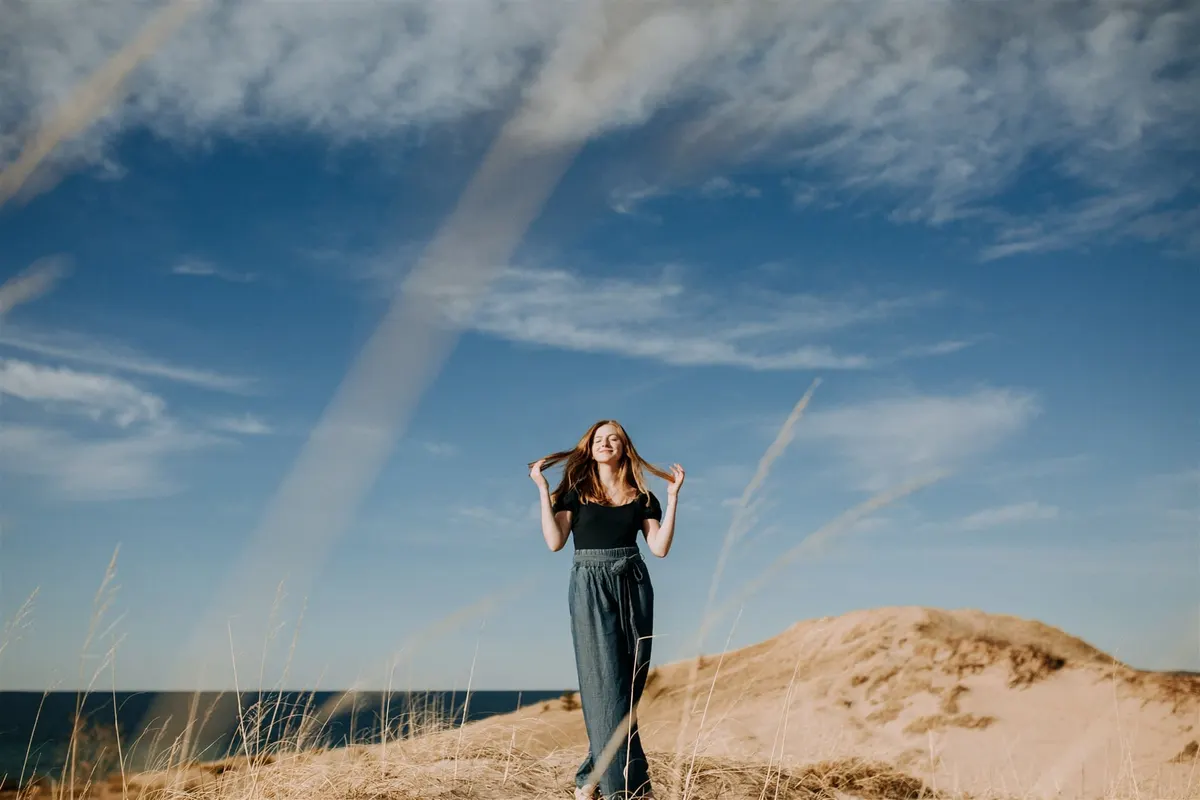 Senior portrait session in Northern Michigan by Allen-Kent Photography