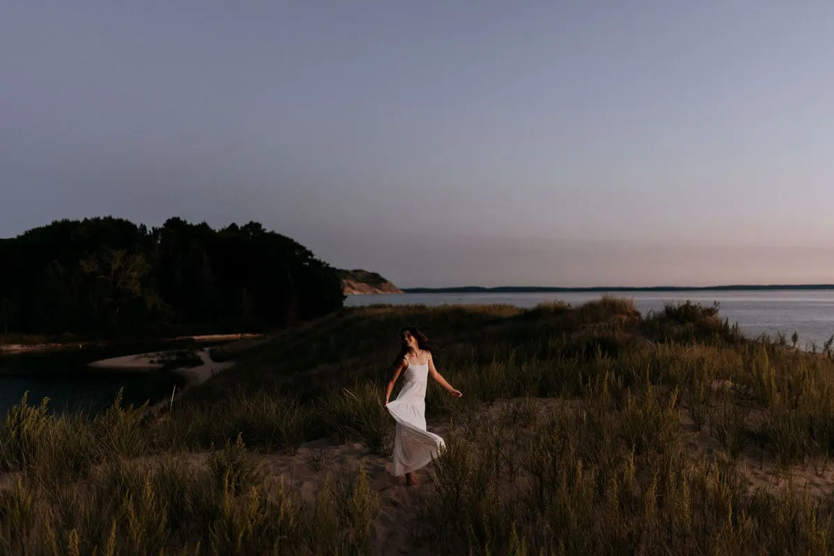 Senior portrait session in Northern Michigan by Allen-Kent Photography