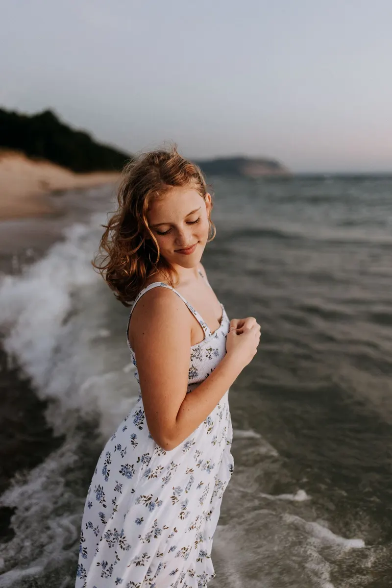 Senior portrait session in Northern Michigan by Allen-Kent Photography