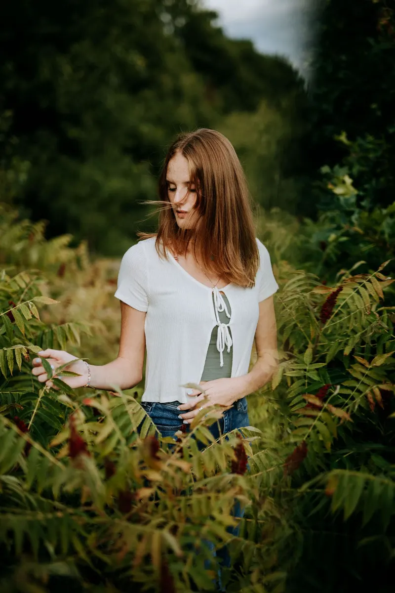 Senior portrait session in Northern Michigan by Allen-Kent Photography