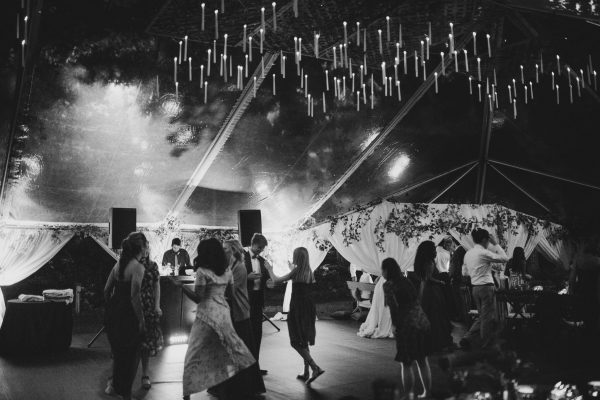 Leelanau School Wedding Venue Dancing in Tent