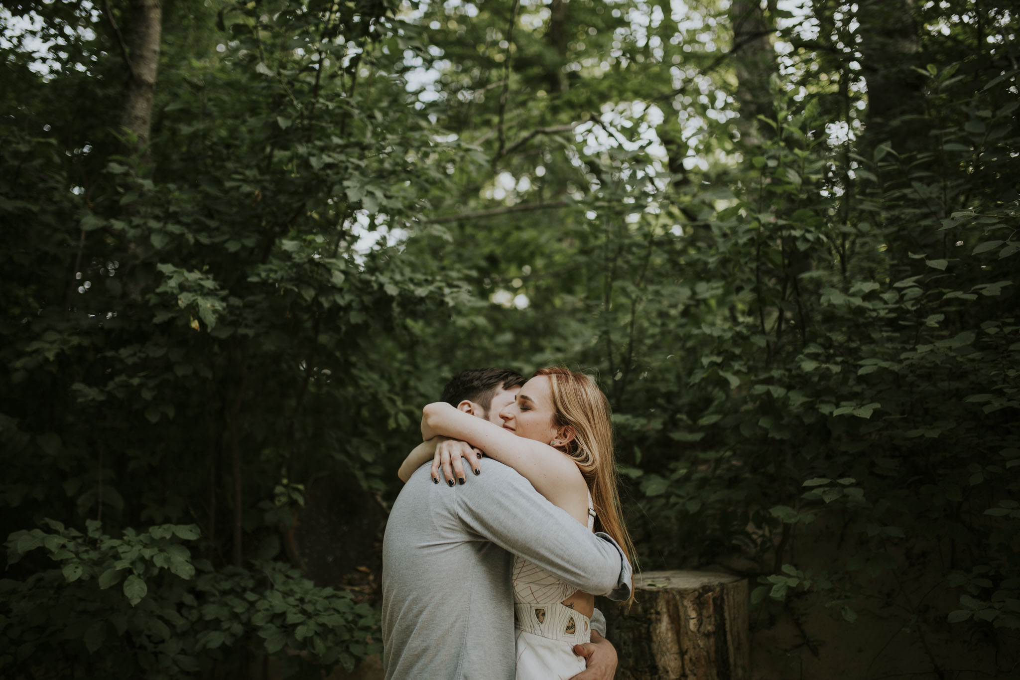 Piper and Leland at Pierce Stocking Scenic Drive overlook