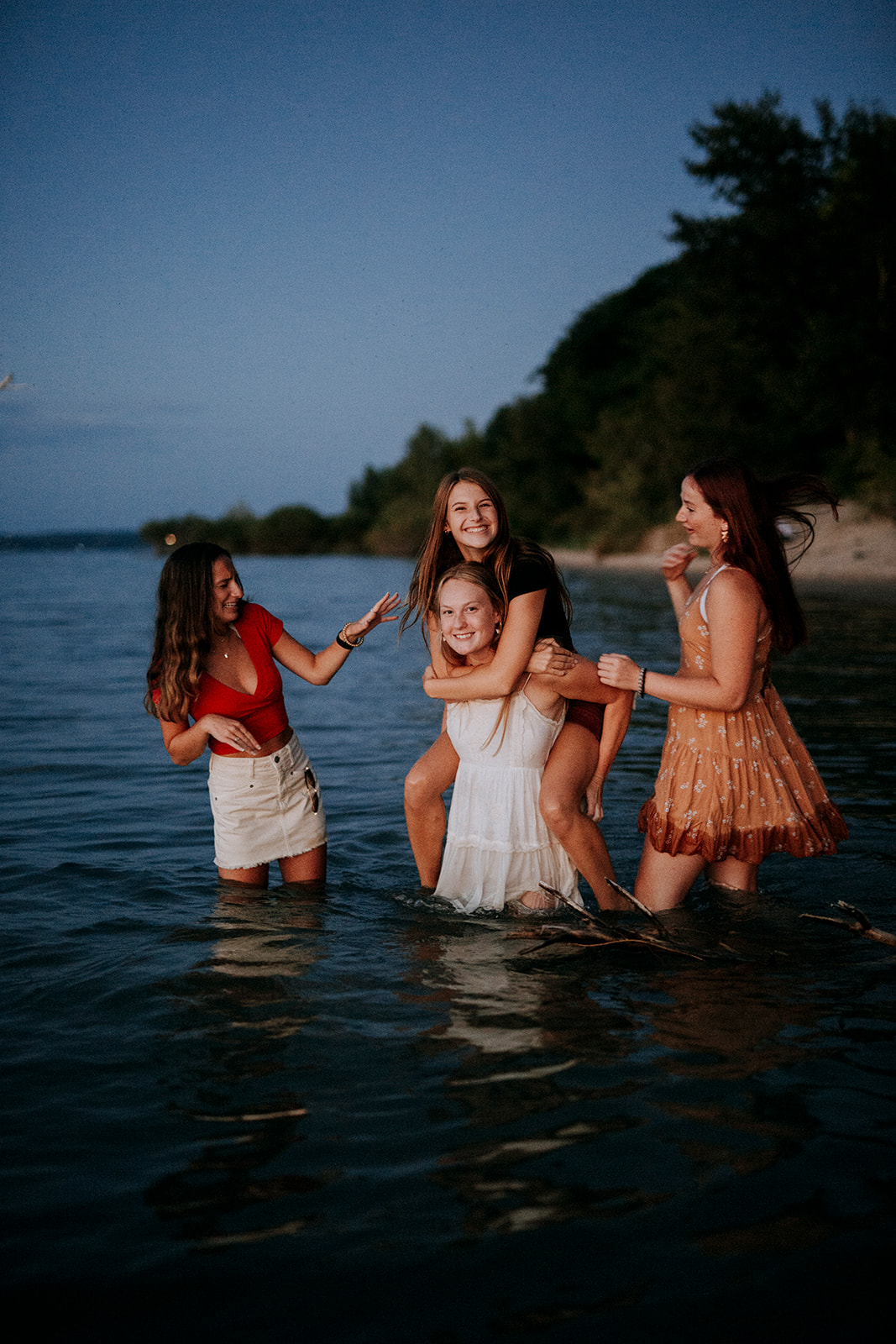 Family portraits on an overcast day in Northern Michigan
