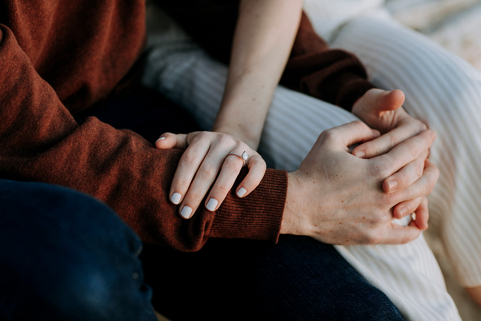 Senior portrait in warm evening light, Northern Michigan