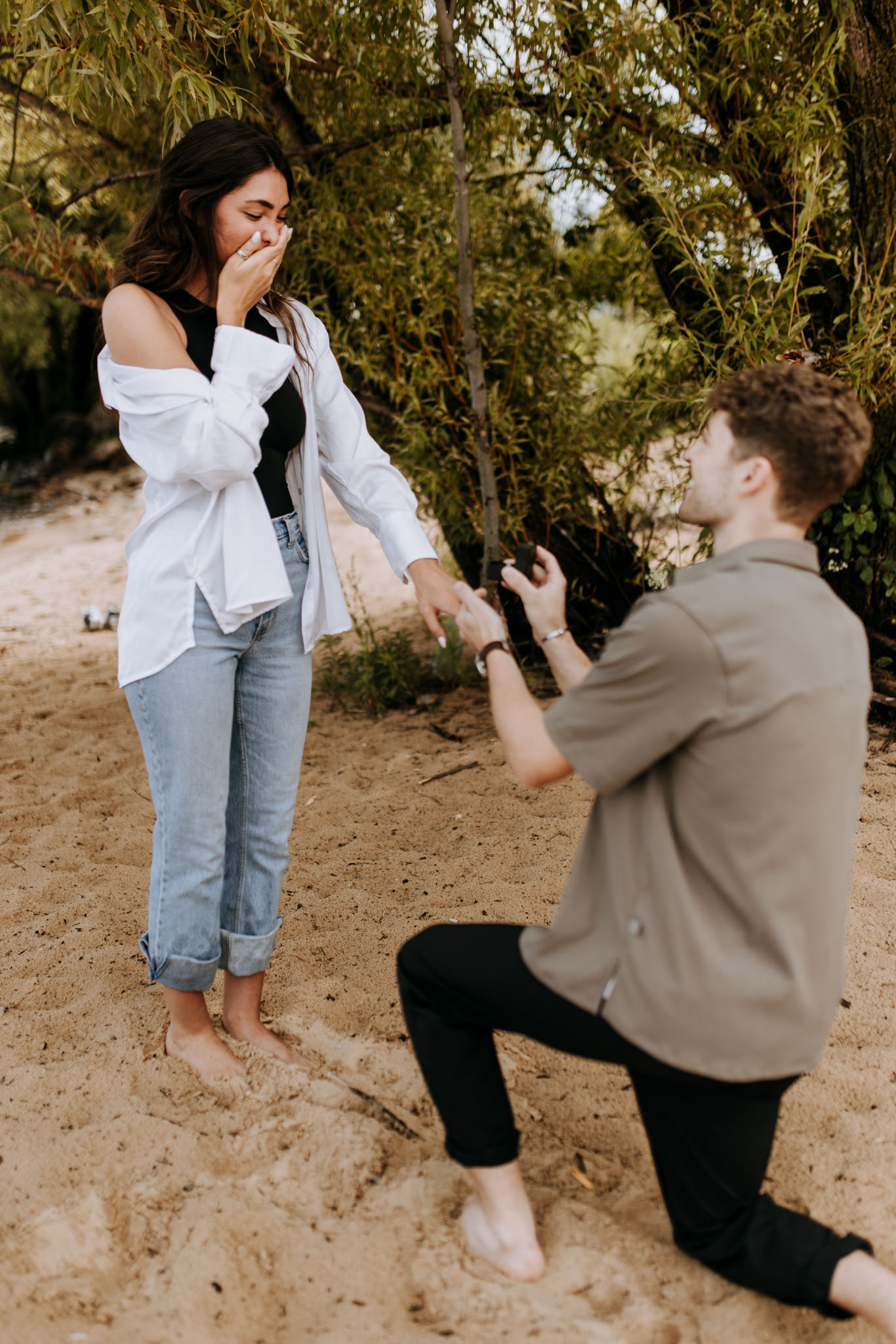 Surprise Proposal In Traverse City
