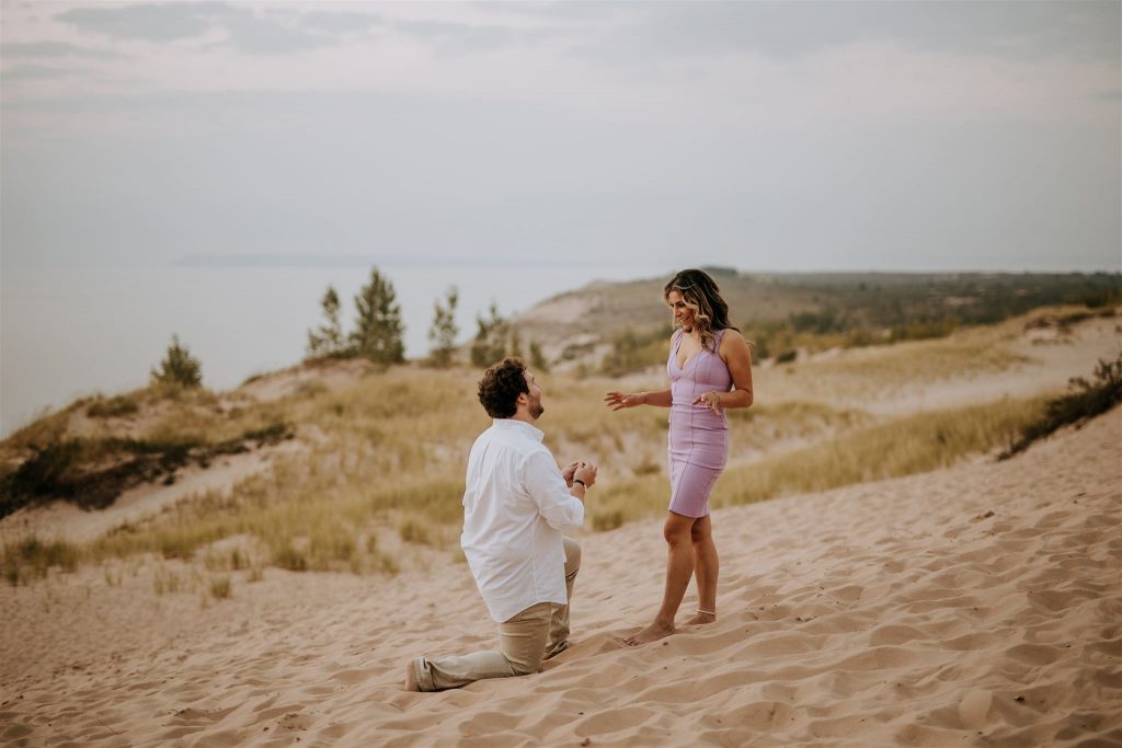 Sleeping Bear Dunes Proposal Photography