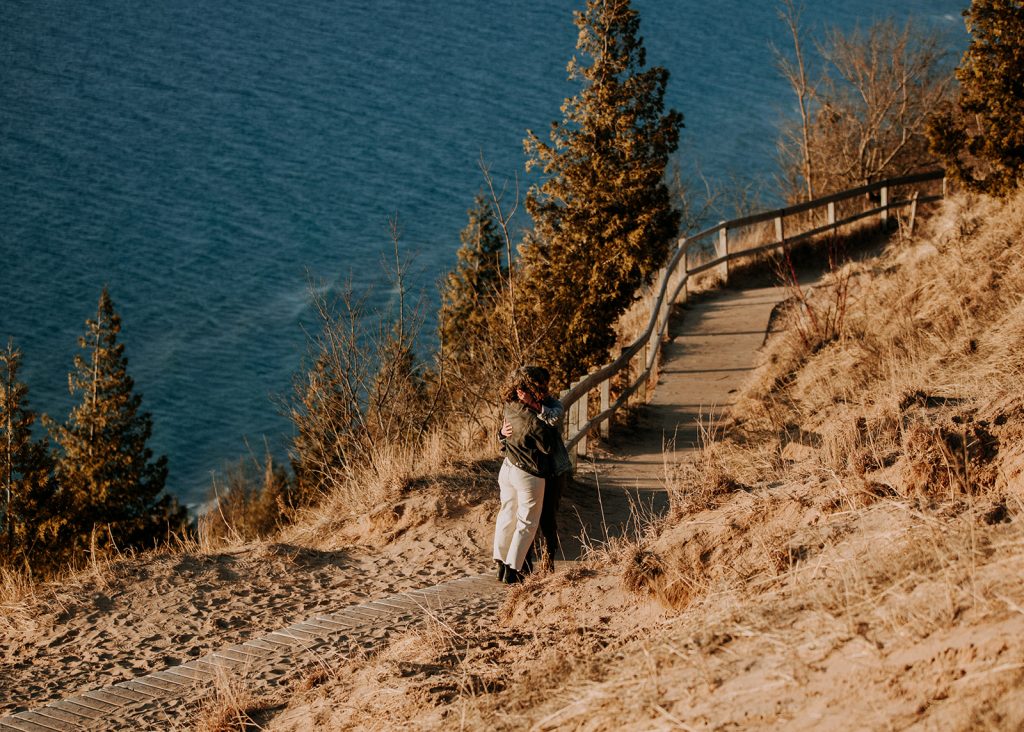 Empire Bluff Proposal best places in traverse city to propose