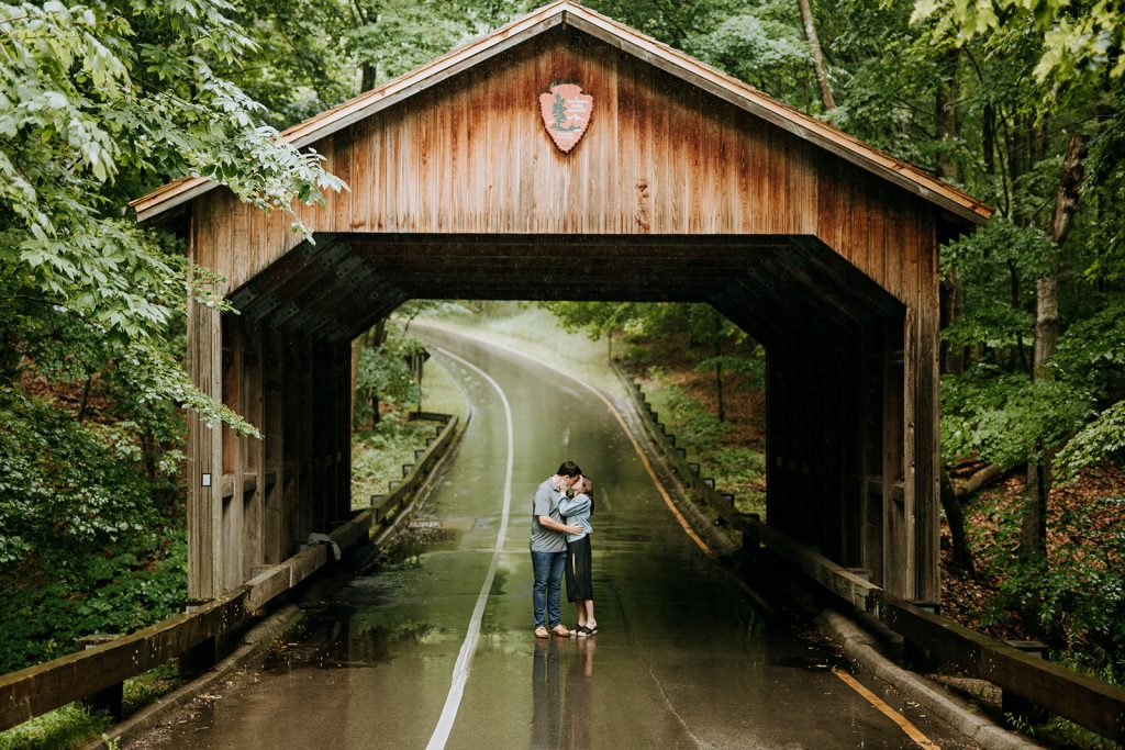 Pierce Stocking Scenic Drive Covered Bridge - Proposal Photographer