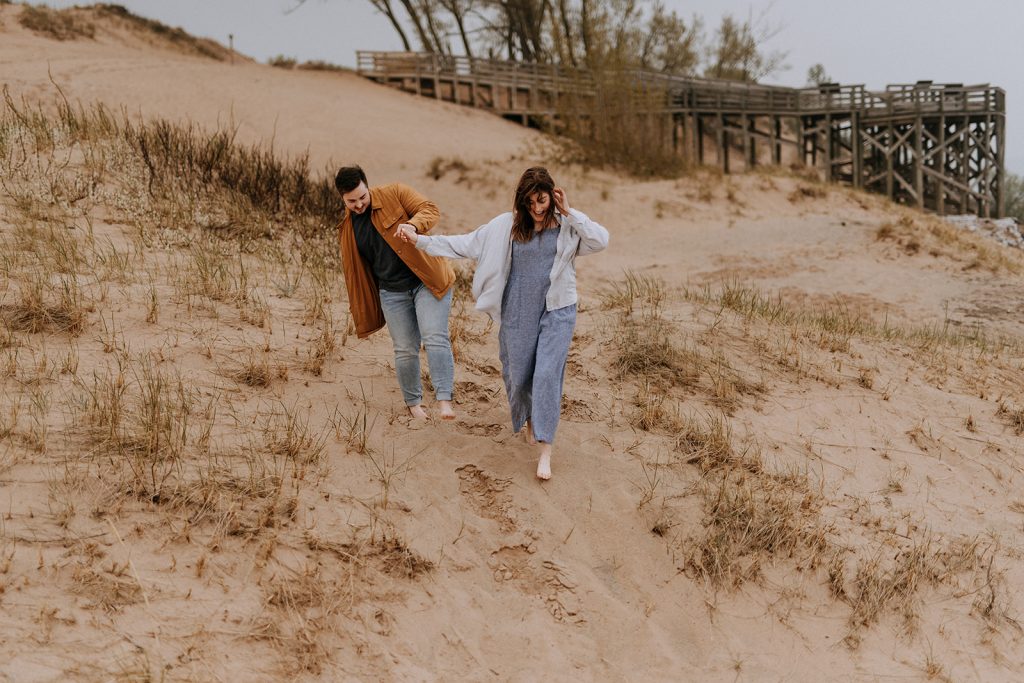 Sleeping Bear Dunes Proposal Photographer